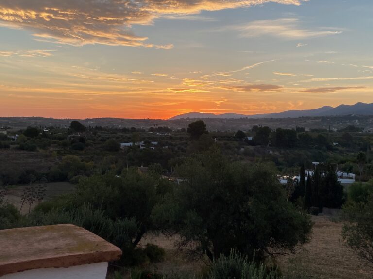 zonsondergang